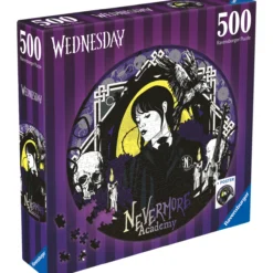 Palapeli Ravensburger 500 palaa Wednesday Nevermore