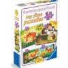 Palapeli Ravensburger 2/4/6/8 palaa Forest Animal Fun