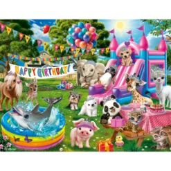 Palapeli Ravensburger 100 palaa Tiara Birthday Party
