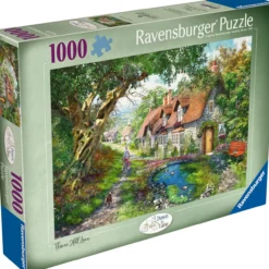 Palapeli Ravensburger 1000 palaa Flower Hill Lane