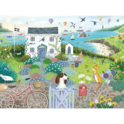 Palapeli Ravensburger 1000 palaa Coastal Cottage