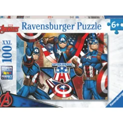Palapeli Ravensburger 100 palaa Marvel Captain America
