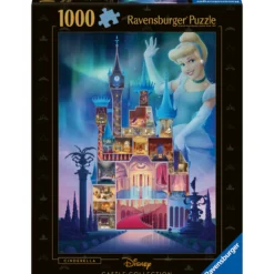 Palapeli Ravensburger 1000 palaa Disney Castles Cinderella