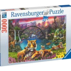 Palapeli Ravensburger Tiger In Paradise 3000 palaa