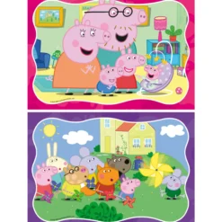 Palapeli Ravensburger 2 x 24 palaa Peppa Pig