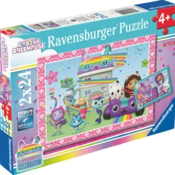 Palapeli Ravensburger 2 x 24 palaa Gabby's Dollhouse