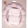 Pehmohiuspanta ja rannekkeet Miny pinkki
