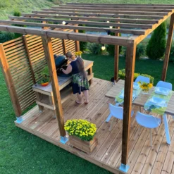 Pergola Patio Terassit 3x4m, kestopuu