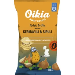 Perunalastu Oikia 100 g Pirteä Britta kermaviili & sipuli