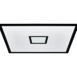 Plafondi EGLO Bordonara led 36W 59,5x59,5cm musta/valkoinen
