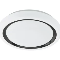 Plafondi EGLO Capasso led 14,4W Ø32cm valkoinen/musta