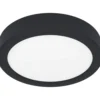 Plafondi EGLO Fueva 5 led 11W Ø16cm musta/valkoinen