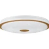 Plafondi EGLO Lanciano 1 led 35W Ø48cm valkoinen/puu