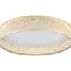 Plafondi EGLO Luppineria led 24W 38cm valkoinen/puu