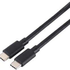 Punottu kaapeli Mobia USB-C, USB-C 60 W musta, 1 m