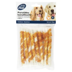Purutikku 9 kpl 75 g kanafile