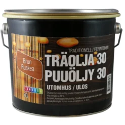 Puuöljy 30 3 l ruskea