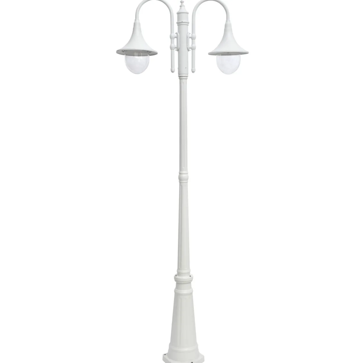 Pylväsvalaisin Kartano PKT-2-U E27 max 2 x 100 W valkoinen