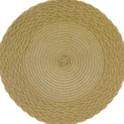 Pöytätabletti Kotikulta 38 cm pitsireunus kulta