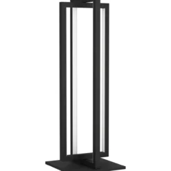 Pöytävalaisin EGLO Siberia led 15,5W 16x16x43cm musta/valkoinen