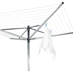 Pyykinkuivausteline Brabantia Lift-O-Matic 50 m, metallinen maaterä