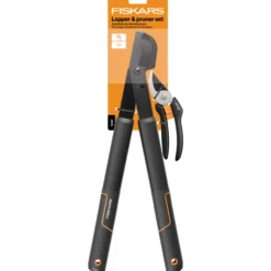 Raivaussakset Fiskars Solid L28 + Oksasakset P121 setti