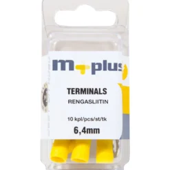 Rengasliitin 6,4 mm, 10 kpl