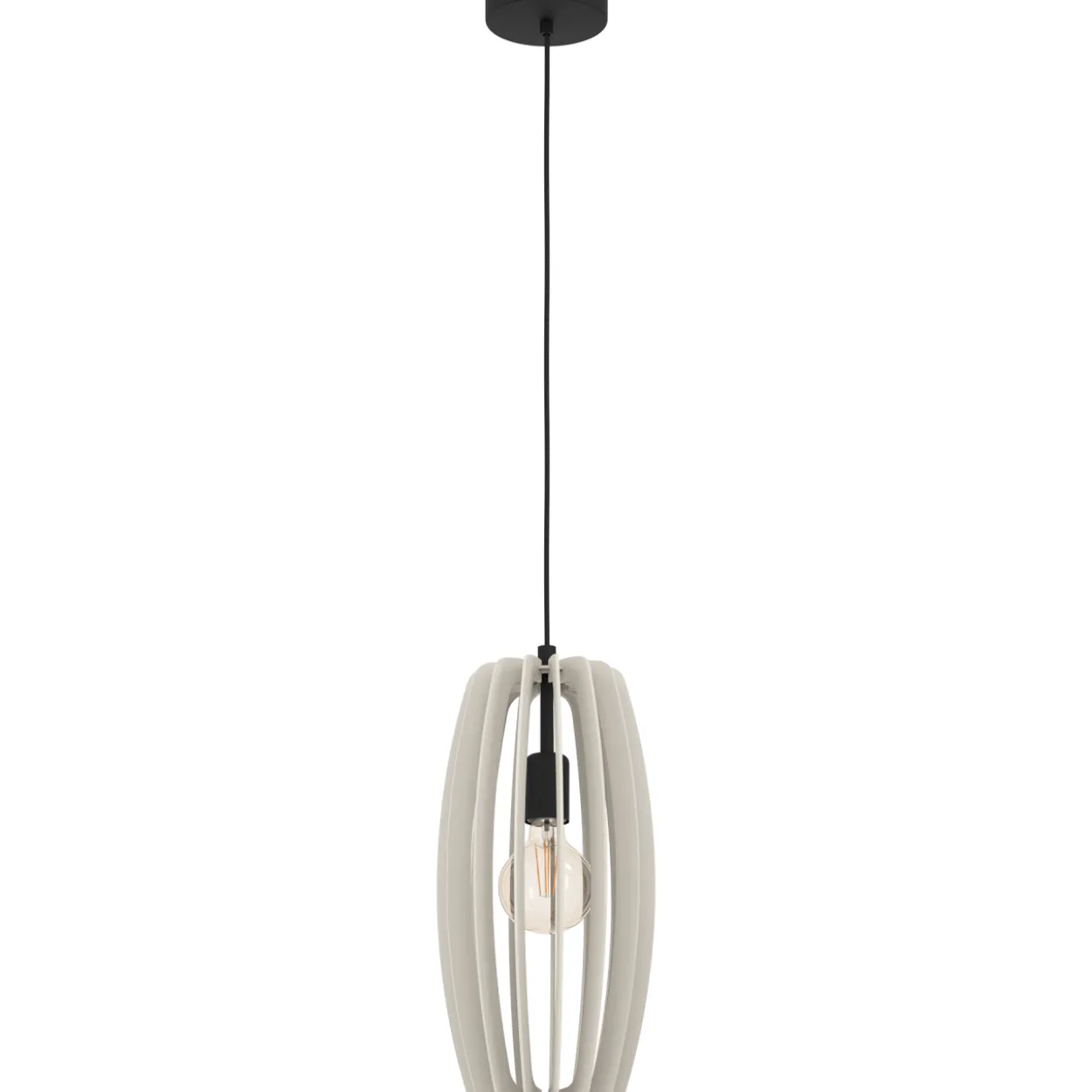 Riippuvalaisin EGLO Bajazzara 40W Ø26cm harmaa/musta