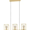 Riippuvalaisin EGLO Cumiole 3x40W 78x15cm kulta