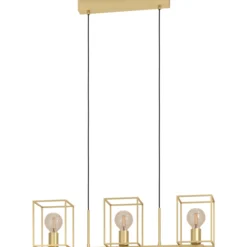 Riippuvalaisin EGLO Cumiole 3x40W 78x15cm kulta