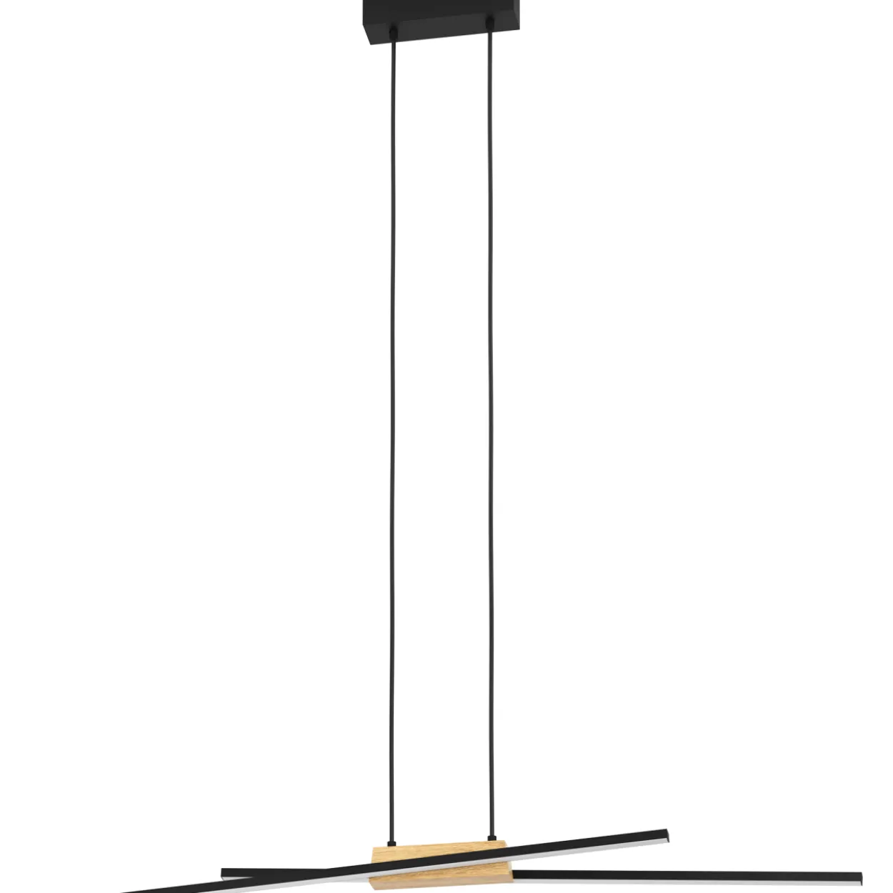 Riippuvalaisin EGLO Panagria led 2x13W 93,5x7,5cm musta/puu