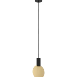 Riippuvalaisin EGLO Sarona led 4,5W Ø21cm musta/kulta