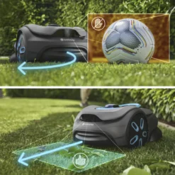 Robottiruohonleikkuri Gardena smart SILENO sense 600, rajalangaton