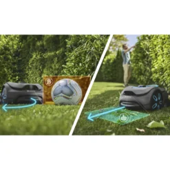 Robottiruohonleikkuri Gardena smart SILENO sense 600, rajalangaton