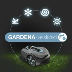 Robottiruohonleikkuri Gardena smart SILENO sense 600, rajalangaton