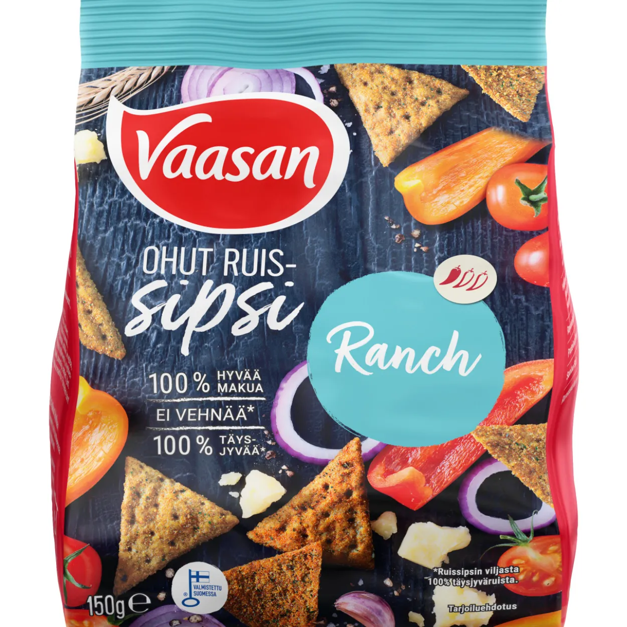 Ruissipsi Vaasan 150 g Ranch