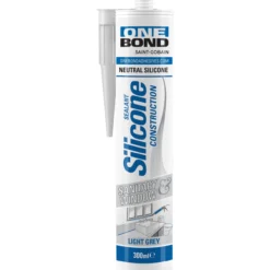 Saniteettisilikoni Onebond 300 ml, Vaalean harmaa