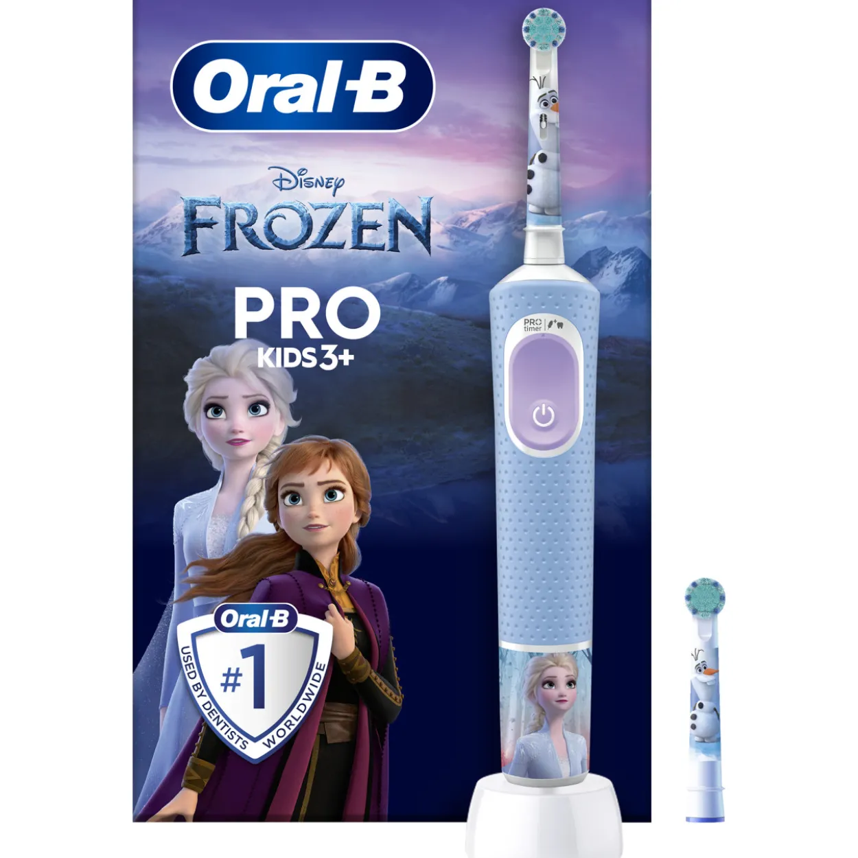 Sähköhammasharja Oral-B Vitality Pro Kids Frozen + 1 vaihtoharja
