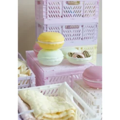 Säilytysrasia Miny macaron iso pinkki