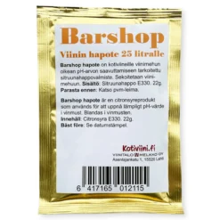 Sitruunahapote Barshop 22 g