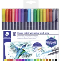 Sivellinkynä Staedtler 18 kpl kaksipäinen