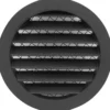 Säleikkö alumiiniseos, Ø 125mm, antrasiitti