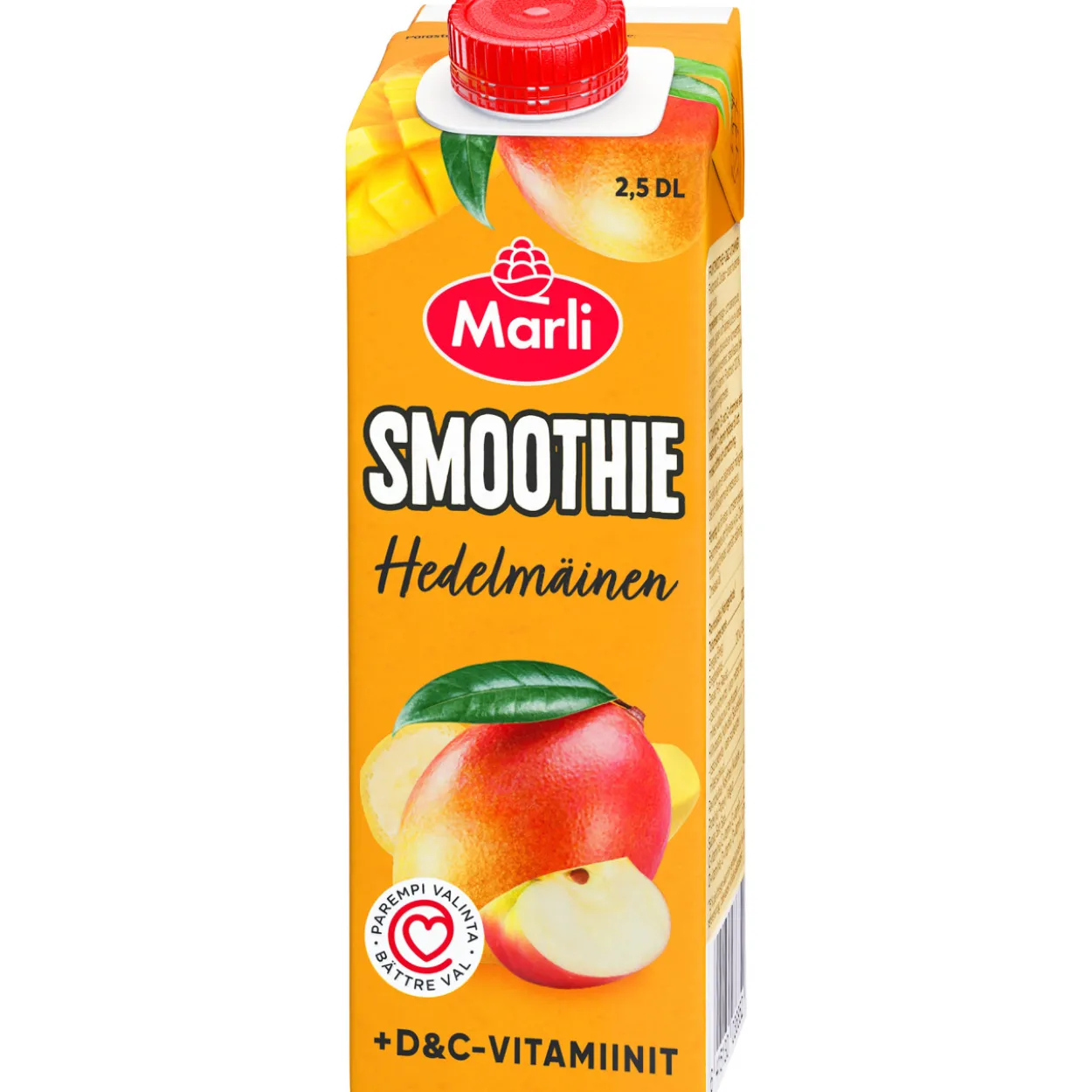 Smoothie 0,25 l hedelmäinen +D & C