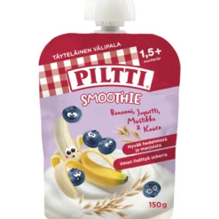 Smoothie Piltti 150 g jogurtti-mustikka-banaani-kaura 1,5 v