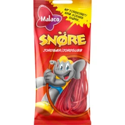 Snöre Malaco 94 g mansikkanauha