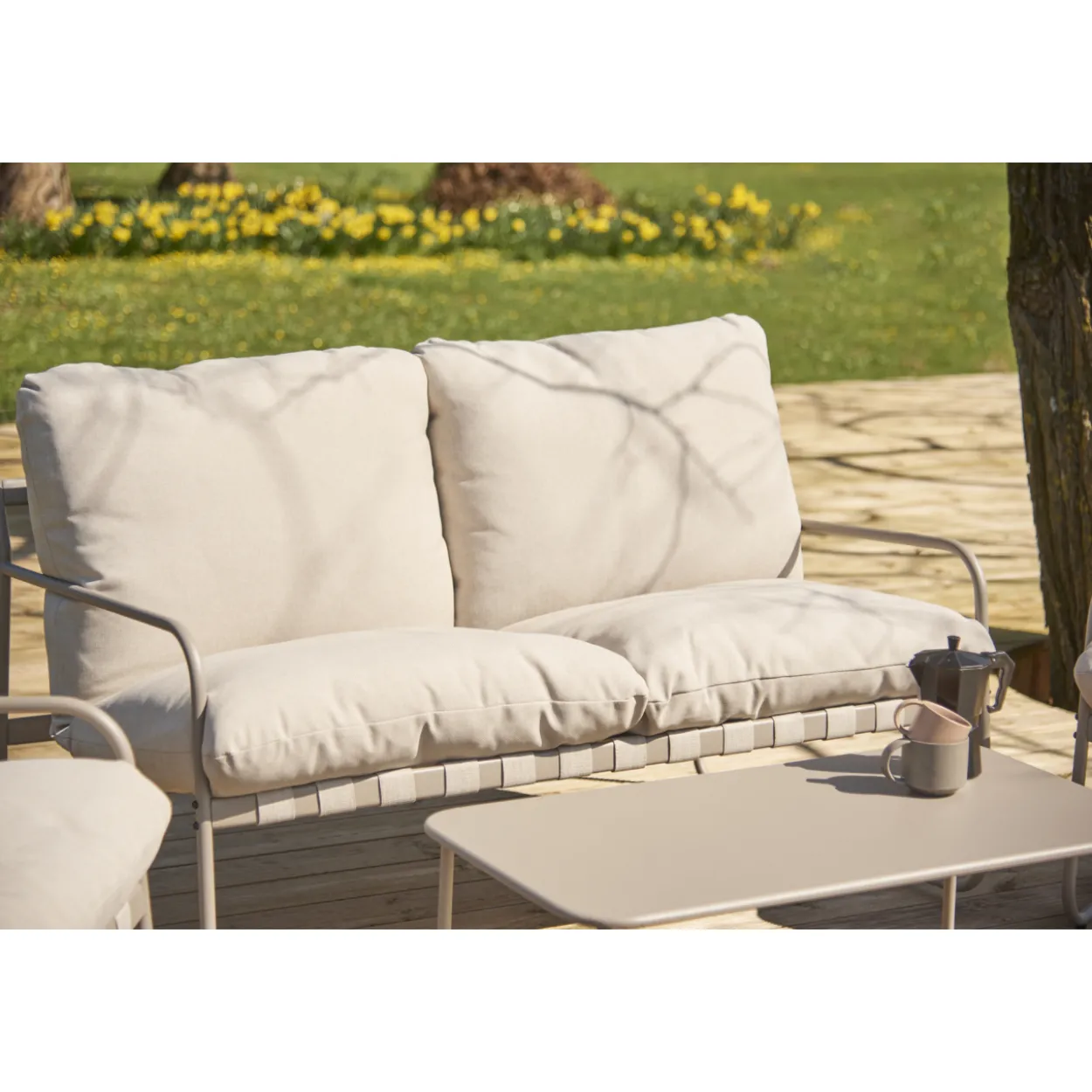 Sohvaryhmä Parco Cesena, vaalea beige