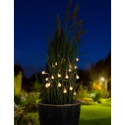 SOLAR LED-valonauha Kupla 30LED