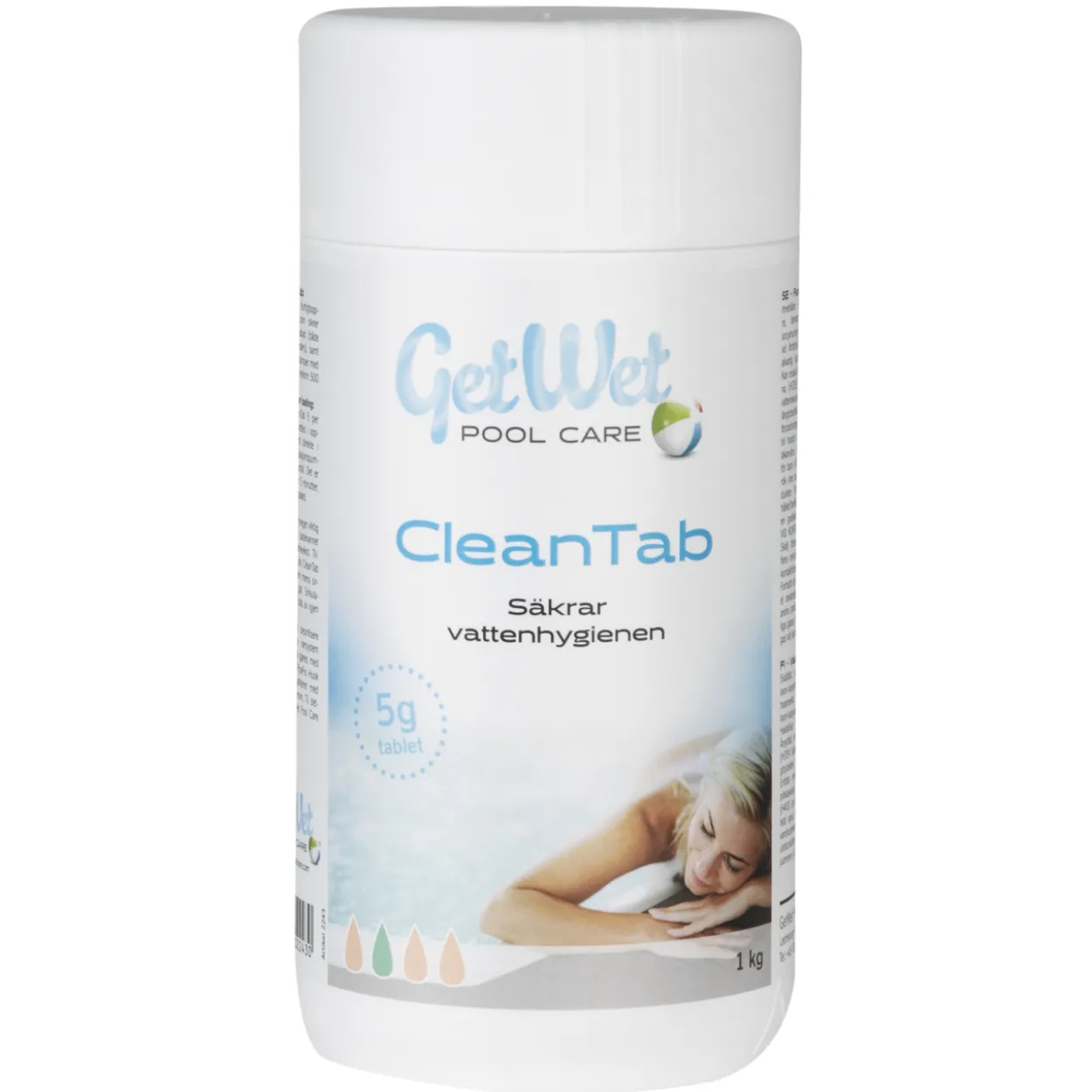 Spa CleanTab 5 g -puhdistustabletti, 1 kg:n pakkaus