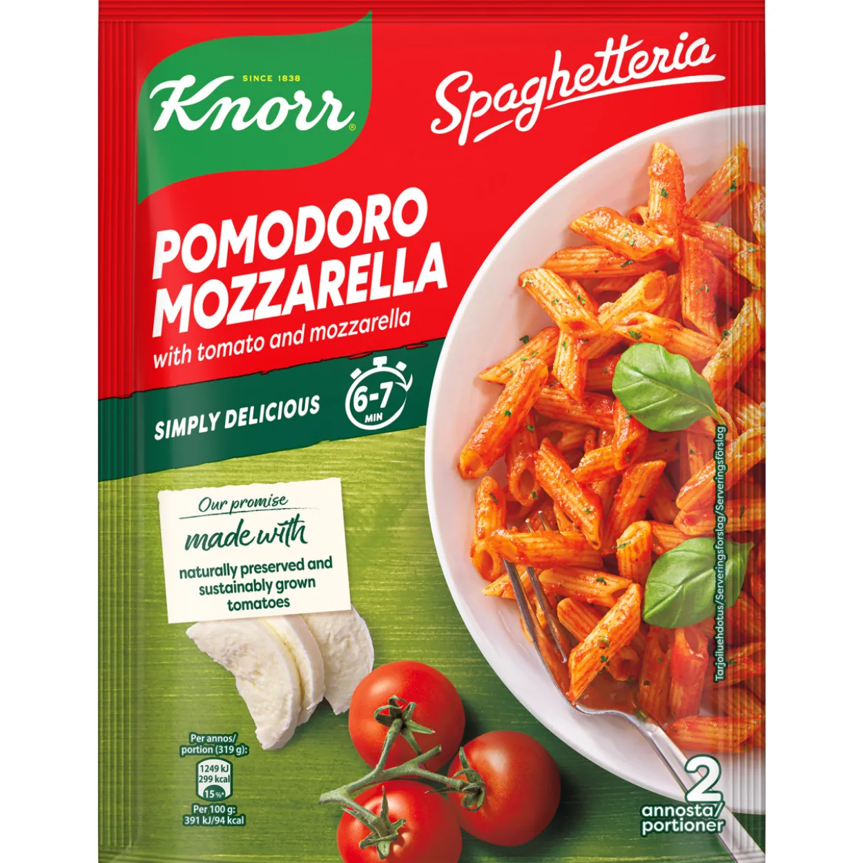 Spaghetteria Knorr 163 g Mozzarella