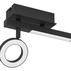 Spottivalaisin EGLO Cardillio 2 led 2,2W 22,5x6,5x16,5cm musta/valkoinen
